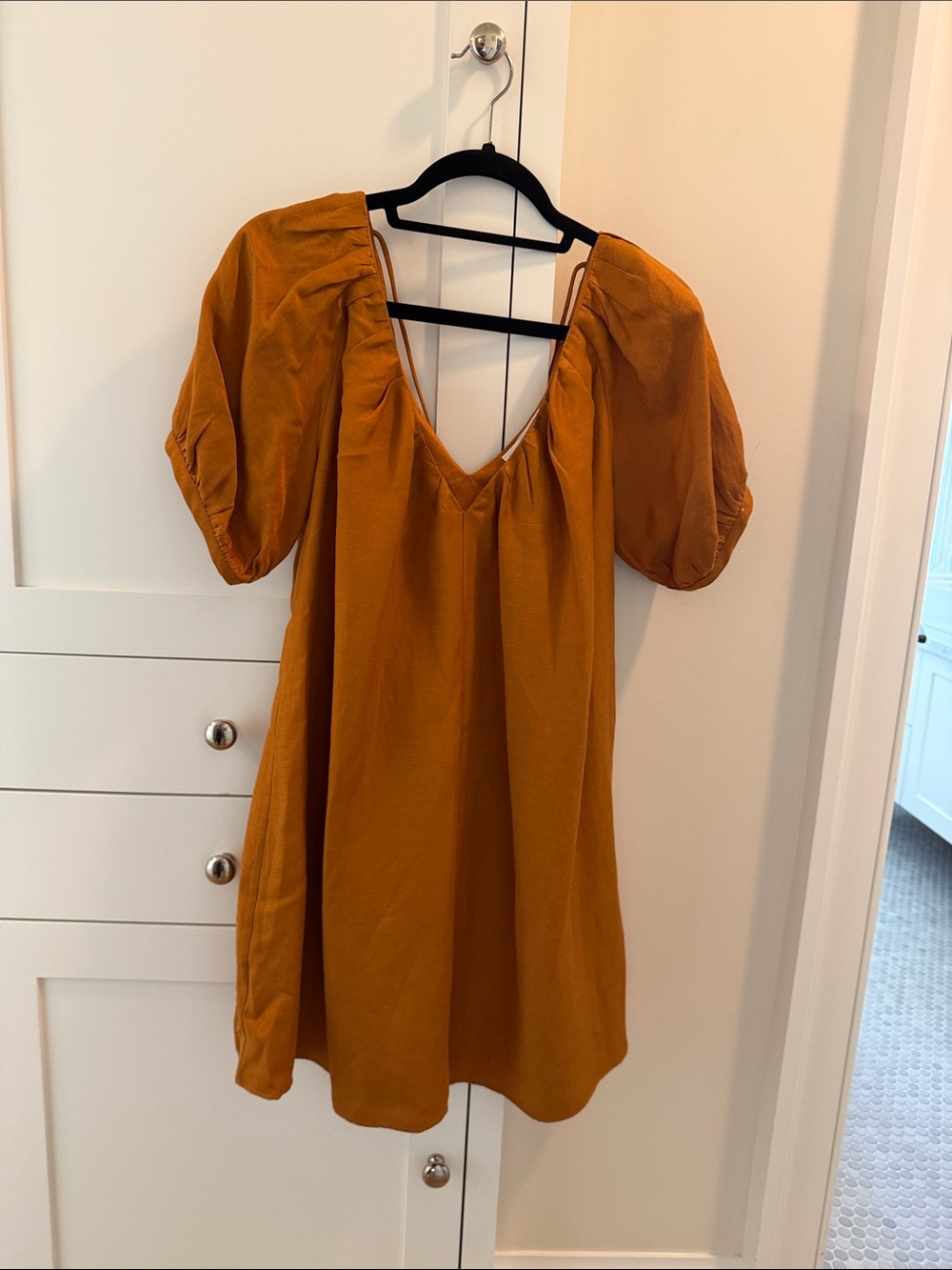 Banana Republic Rust Brown Shirt Dress